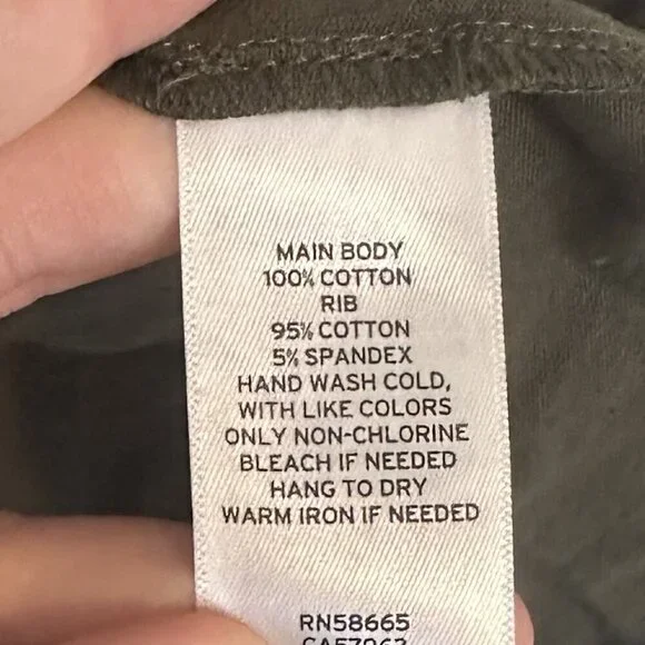 NWT BP by Nordstrom Olive Green Babydoll Short Sleeve Dress with Pockets - S - Picture 5 of 6